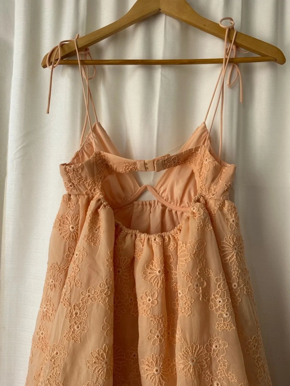 For Love and Lemons Eyelet Lace Spaghetti Strap Mini Dress - Picture 4 of 8